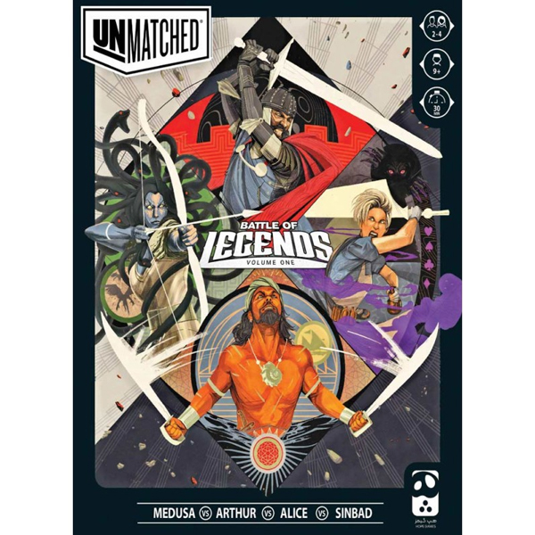 بازی بی همتا نسخه اول Unmatched: Battle of Legends, Volume One