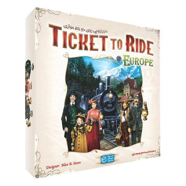 تیکت-تو-راید-- بازی فکری تیکت تو راید اروپا Ticket to Ride: Europe