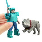پک 2 تایی اکشن فیگورهای Minecraft مدل Man’s Best Wolf