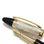 خودنویس تک یوروپن مدل CYRUS CYLINDER SILVER EDITION