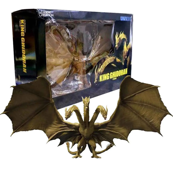 اکشن فیگور دشمن گودزیلا اژدهای 3 سر گیدورا Monsters King Ghidorah
