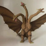 اکشن فیگور دشمن گودزیلا اژدهای 3 سر گیدورا Monsters King Ghidorah
