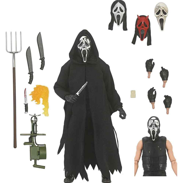 اکشن فیگور جیغ گوست فیس مدل Scream Ghostface Inferno برند نکا