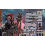 اکشن فیگور سالید اسنیک متال گیر Metal Gear Solid Snake The Phantom