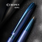 ست خودنویس و خودکار گیره آبی یوروپن مدل RING - Image 5