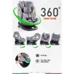 صندلی ماشین پرگو مدل Tronfix رنگ طوسی