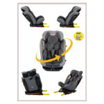 صندلی ماشین کودک هولمر Holmer مدل Kids Maxi Protect Aero 3D رنگ طوسی