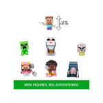 ست 7 تایی فیگورهای Minecraft مدل Overworld Battle Pack