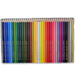 مداد رنگی 36 رنگ جعبه فلزی تومبو زرد کد CB-NQ36C