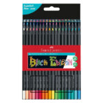 مداد رنگی 36 رنگ فابر کاستل مدل Faber Black Edition 116436