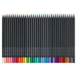 مداد رنگی 36 رنگ فابر کاستل مدل Faber Black Edition 116436