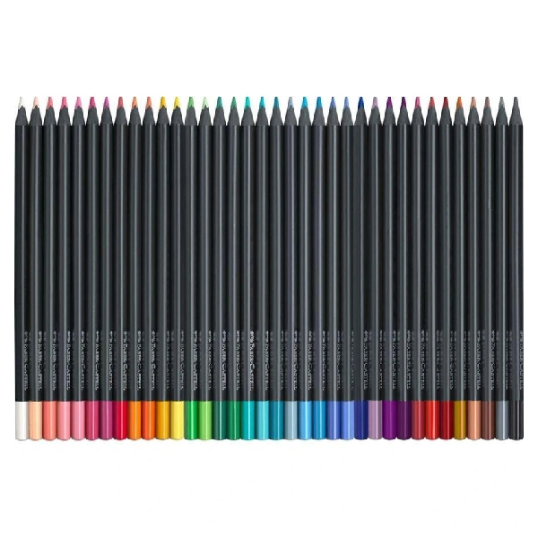 مداد رنگی 36 رنگ فابر کاستل مدل Faber Black Edition 116436