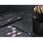 مداد رنگی 36 رنگ فابر کاستل مدل Faber Black Edition 116436