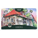 مداد رنگی 72 رنگ جعبه فلزی حرفه ای آریا مدل Artist کد 3905-3934