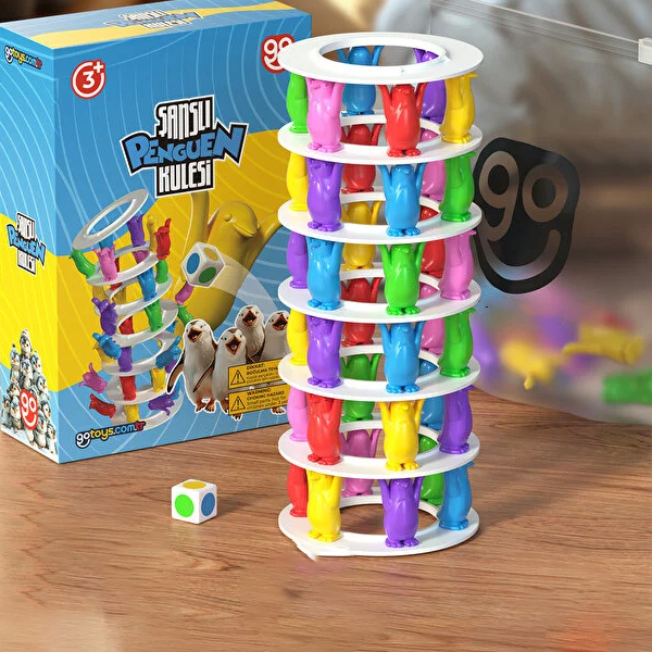 بازی فکری Go Toys مدل برج پنگوئن خوش شانس