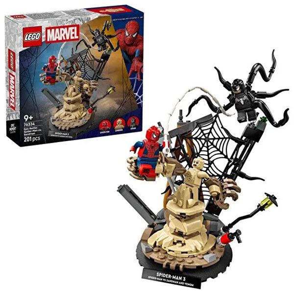 لگو سری مارول مدل Epic Battle: Spider Man vs. Sandman کد 76334