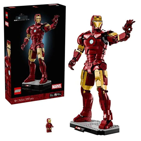 لگو سری مارول مدل Iron Man Mark 3 Collectors Edition کد 76344