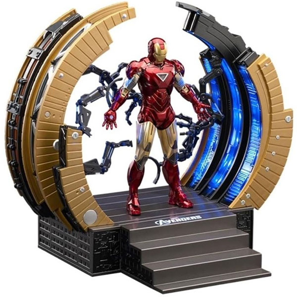 اکشن فیگور آیرون من IRON MAN Suit Up Gantry MK6 برند ZD