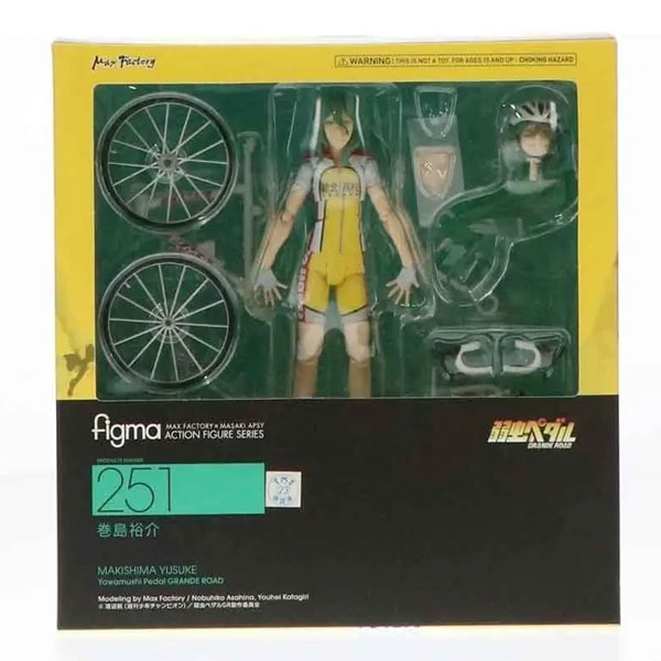 اکشن فیگور یوسوکه ماکیشیما با دوچرخه Yowamushi Pedal GRANDE