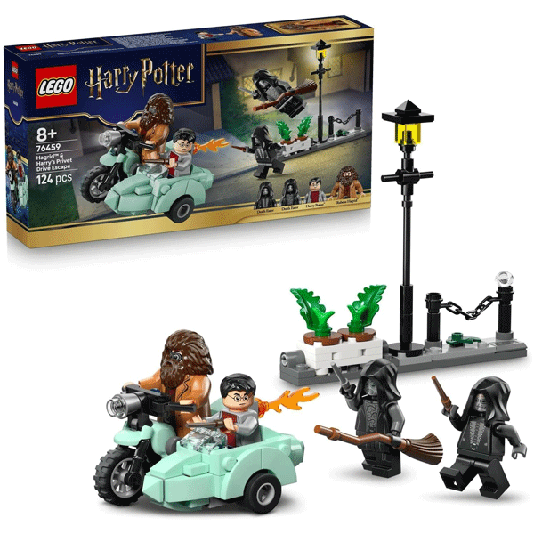 76459 لگو سری هری پاتر مدل Hagrid & Harry's Privet Drive Escape کد 76459