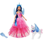 عروسک باربی مدل Blue Haired Princess کد HRR16