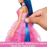 عروسک باربی مدل Blue Haired Princess کد HRR16