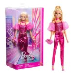 عروسک باربی Deluxe Style با لباس متالیک کد JFP40 5