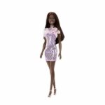 عروسک باربی مدل Pink Sequin Dress Black کد W3FC14Z4 02