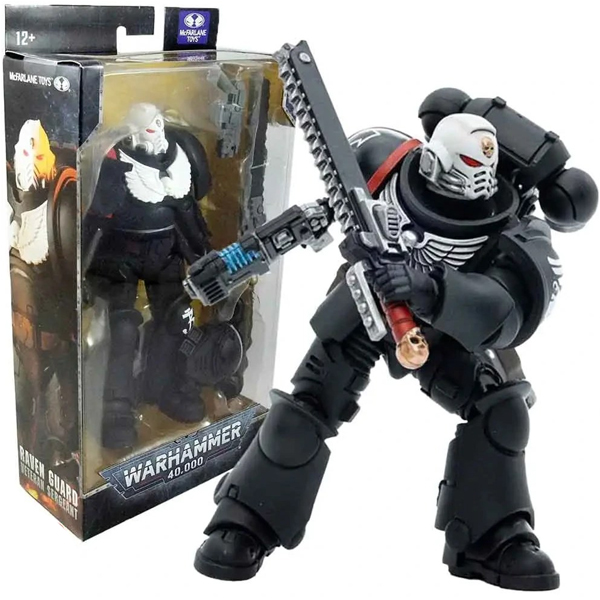 اکشن فیگور وارهمر Warhammer 40000 Raven Guard برند مکفارلین