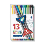 روان نویس 10 رنگ استدلر مدل Triplus Fineliner