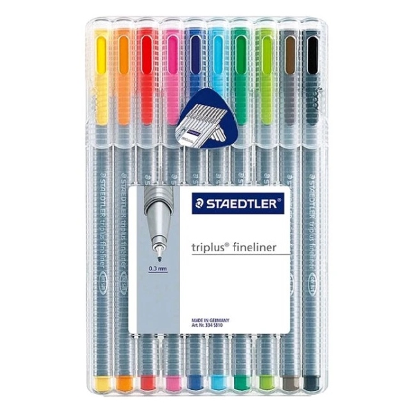 روان نویس 12 رنگ استدلر مدل Triplus Fineliner