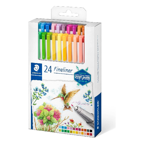 روان نویس 24 رنگ استدلر مدل Triplus Fineliner