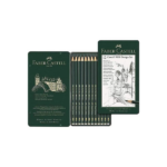 ست 12 عددی مداد طراحی فابر کاستل مدل 9000 Design (درجه 5B تا 5H)