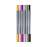 ست 6 عددی ماژیک دو طرفه فابر کاستل مدل Goldfaber Aqua - Image 2