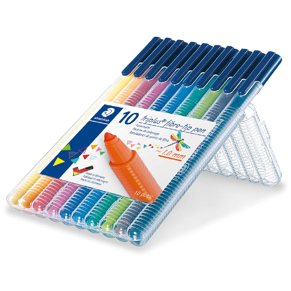 ست روان نویس 10 رنگ استدلر مدل Triplus