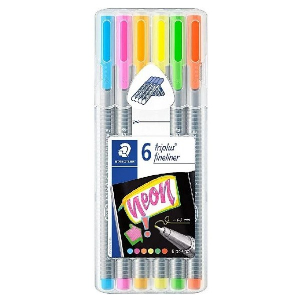 ست روان نویس 6 رنگ استدلر مدل Triplus Brilliant