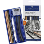 ست طراحی با مداد زغالی فابر کاستل مدل Charcoal Sketch Set