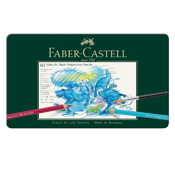 ست مداد آبرنگی 60 رنگFaber-Castell فابر کاستل مدل Albrecht Dürer