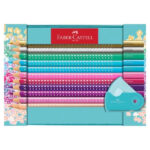 ست مداد رنگی اکلیلی فابر کاستل مدل Blue Glitter