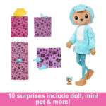 عروسک باربی سوپرایزی مدل Teddy Bear Costume کد HRK25