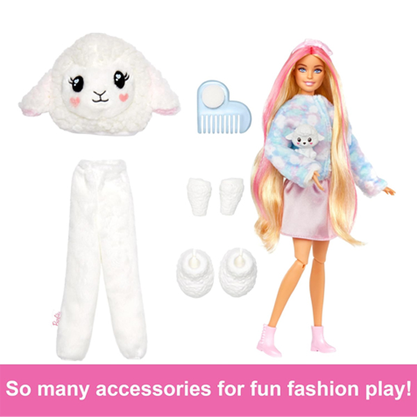 عروسک باربی مدل Cute Costumes Series کد HKR03