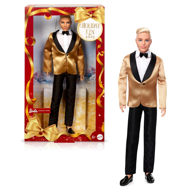 عروسک باربی مدل Happy New Year 2025 Doll Ken کد JGK55