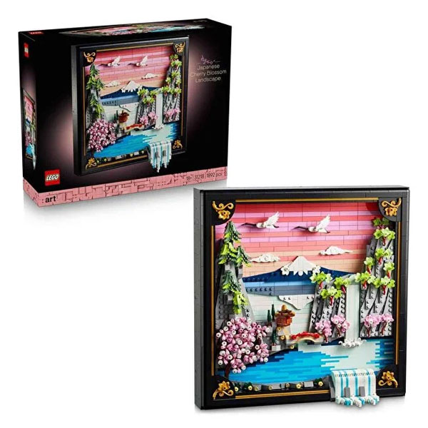 لگو سری آرت مدل Japanese Cherry Blossom Landscape کد 31218