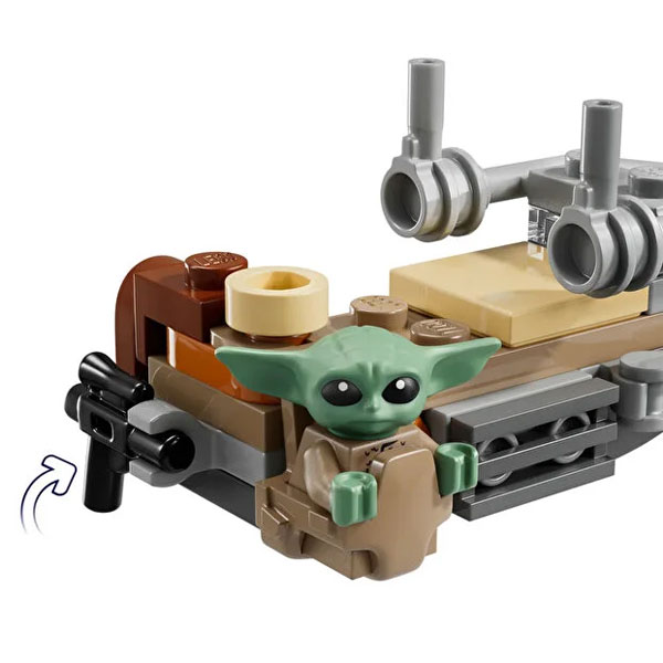 لگو سری استاروارز مدل The Mandalorian & Grogu's Speeder Bike کد 75436
