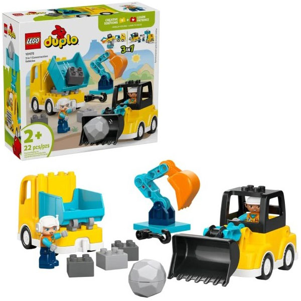 لگو-سری-دوپلو-مدل-3in1-Construction-Vehicles-کد-10475-101 لگو سری دوپلو مدل 3in1 Construction Vehicles کد 10475