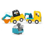 لگو سری دوپلو مدل 3in1 Construction Vehicles کد 10475