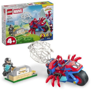لگو سری مارول مدل Spidey on his Motorcycle vs. Rhino کد 11206