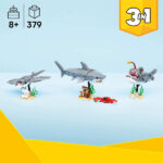 لگو سری کریتور مدل Fierce Shark with a Treasure Chest کد 31381