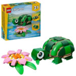 لگو سری کریتور مدل Turtle with a Water Lily Flower کد 31377