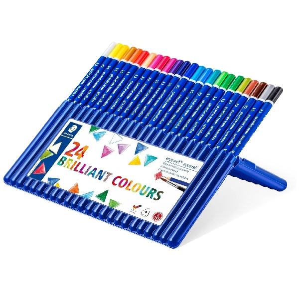 مداد آبرنگی 24 رنگ استدلر مدل Ergosoft Aquarell